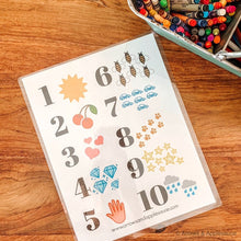Load image into Gallery viewer, Numbers & Shapes Busy Binder Printable Starter Kit - Arrows And Applesauce