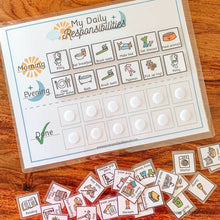 Load image into Gallery viewer, Kids Daily Responsibilities Printable Chart - Arrows And Applesauce
