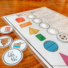 Load image into Gallery viewer, 3D Shapes Printable Matching Game - Arrows And Applesauce