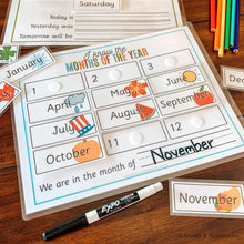 Load image into Gallery viewer, Months & Days Printable Memory Game Set - Arrows And Applesauce