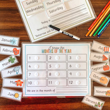 Load image into Gallery viewer, Months & Days Printable Memory Game Set - Arrows And Applesauce
