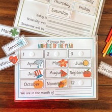Load image into Gallery viewer, Months & Days Printable Memory Game Set - Arrows And Applesauce