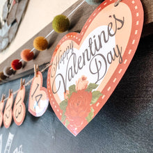 Load image into Gallery viewer, 1 Corinthians Valentines Countdown Printable Banner - Arrows And Applesauce