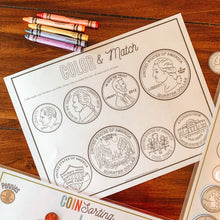Load image into Gallery viewer, U.S. Coins Printable Activity BUNDLE - Arrows And Applesauce