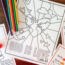 Load image into Gallery viewer, &quot;God Is Love&quot; Printable Bible Activity Pack - Arrows And Applesauce
