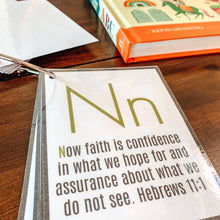 Load image into Gallery viewer, Printable Alphabet Bible Verse Cards - Arrows And Applesauce