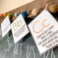 Load image into Gallery viewer, Printable Alphabet Bible Verse Cards - Arrows And Applesauce