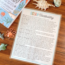 Load image into Gallery viewer, Ocean Zones & Anatomy Printable - Arrows And Applesauce