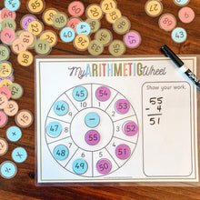 Load image into Gallery viewer, Printable Arithmetic Wheel - Arrows And Applesauce