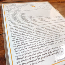 Load image into Gallery viewer, Beatitudes Printable Bible Verse Game - Arrows And Applesauce