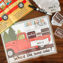 Load image into Gallery viewer, Contraction Truck Printable Reading Game - Arrows And Applesauce