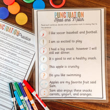 Load image into Gallery viewer, Punctuation Practice Printable Set - Arrows And Applesauce