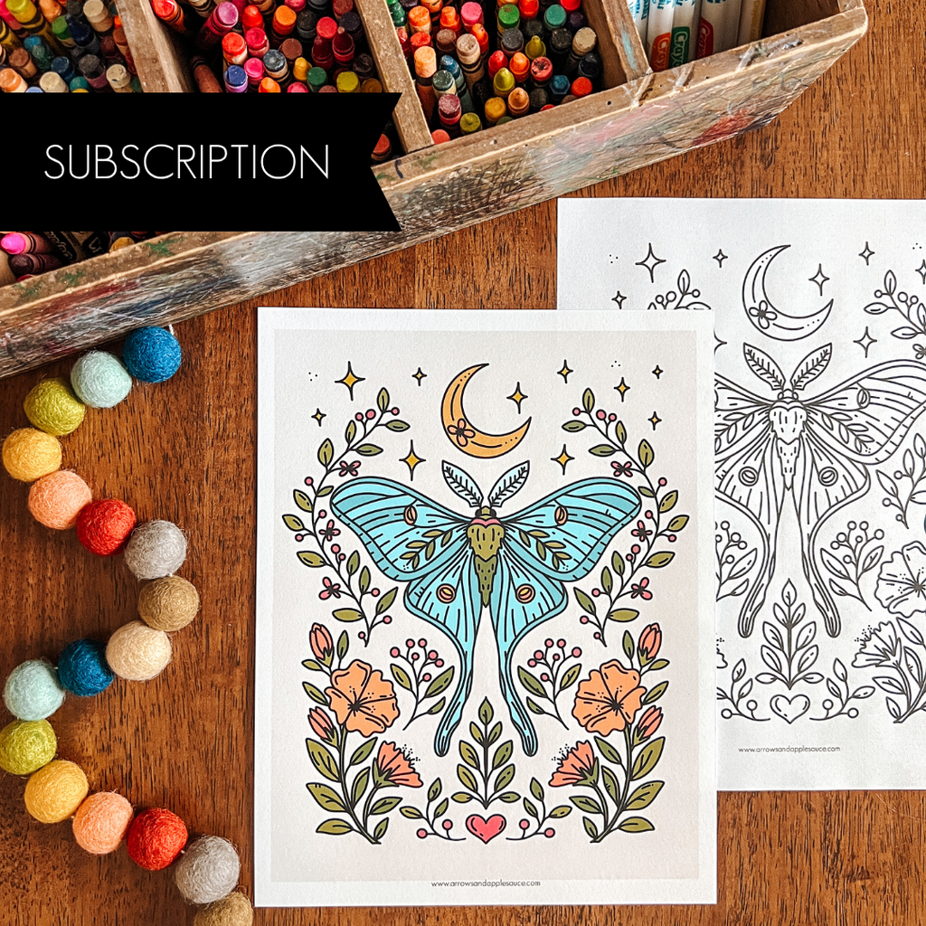 Apple Snacks Printable Monthly Subscription
