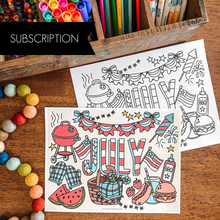 Load image into Gallery viewer, Apple Snacks Printable Monthly Subscription
