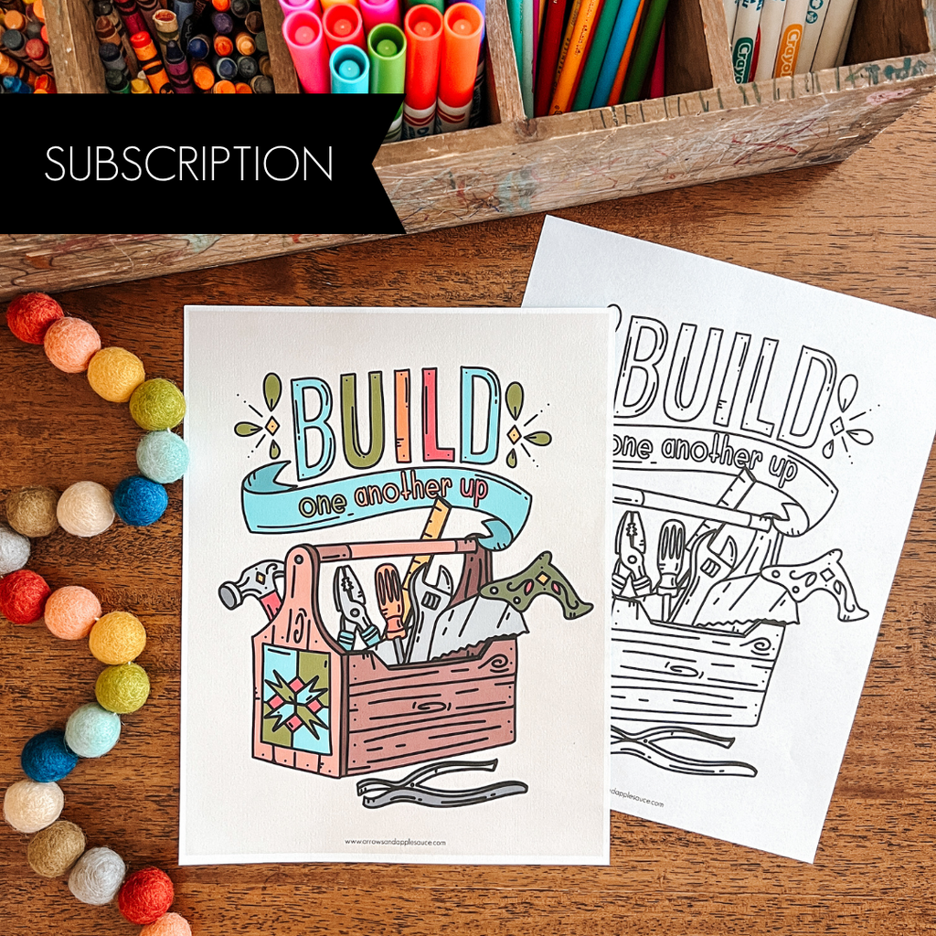 Apple Snacks Printable Monthly Subscription