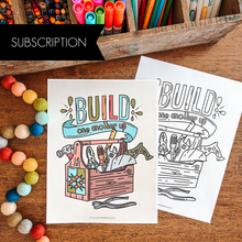 Load image into Gallery viewer, Apple Snacks Printable Monthly Subscription
