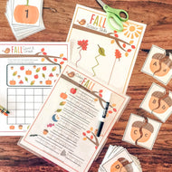Fall Preschool Activity Printable Set
