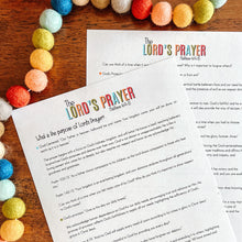 Load image into Gallery viewer, Lord&#39;s Prayer Printable Activity Set
