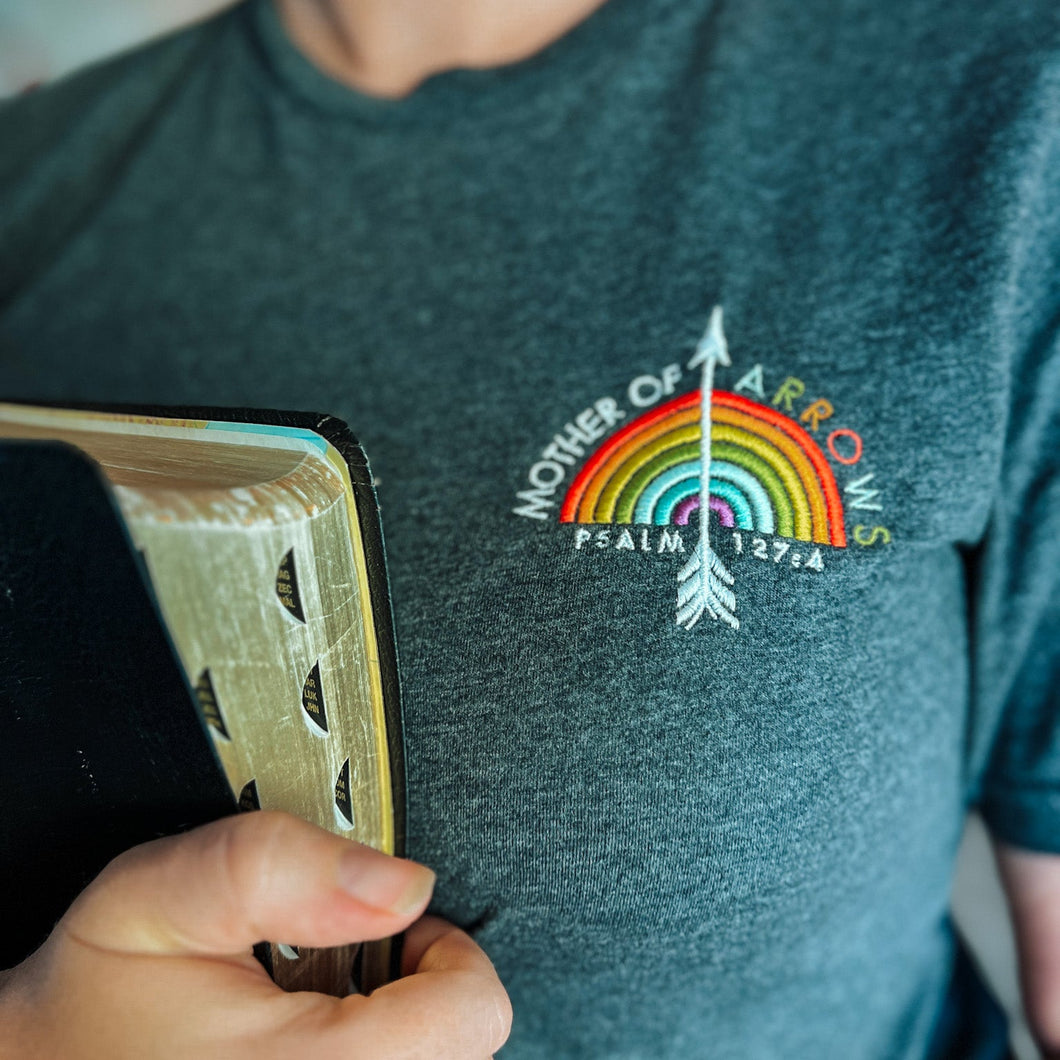 Mother of Arrows Embroidered Tee