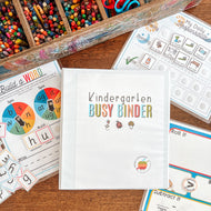 Kindergarten Printable Busy Binder Starter Kit
