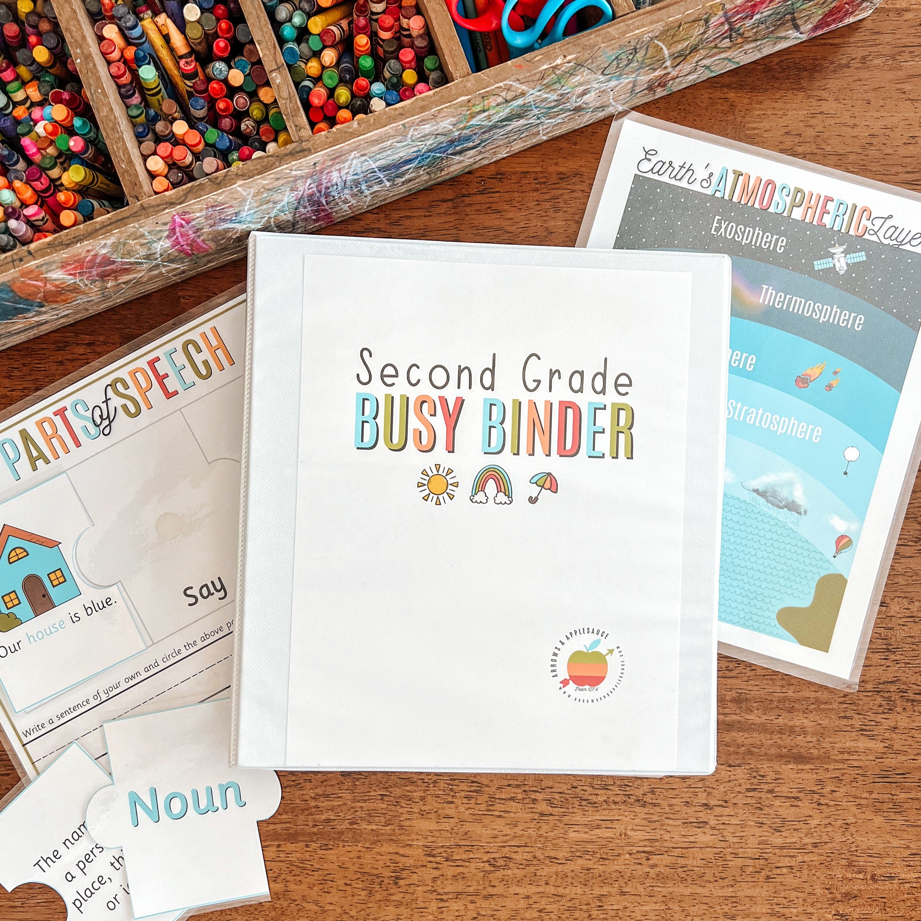 Second Grade Learning Binder- 88 Laminated Pages! store