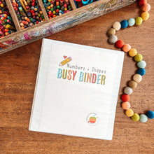 Load image into Gallery viewer, Numbers &amp; Shapes Busy Binder Printable Starter Kit
