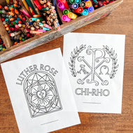 FREE Reformation Symbols Coloring Pages