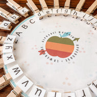 Alphabet Matching Printable Wheel