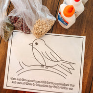 FREE Simple Bird Coloring Page, Luke 12:6