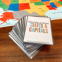 Load image into Gallery viewer, U.S. States &amp; Capitals Printable Flashcards - Arrows And Applesauce
