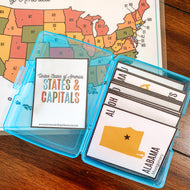 U.S. States & Capitals Printable Flashcards - Arrows And Applesauce
