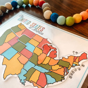 United States Map Printable Puzzle - Arrows And Applesauce