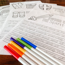 Load image into Gallery viewer, Armor Of God Printable Activity Sets

