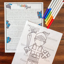 Load image into Gallery viewer, Armor Of God Printable Activity Sets
