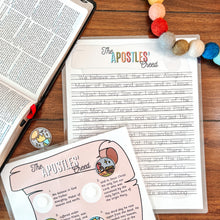 Load image into Gallery viewer, Apostles&#39; Creed Printable Activity Set

