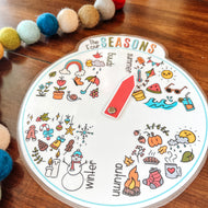 Seasons Wheel Printable