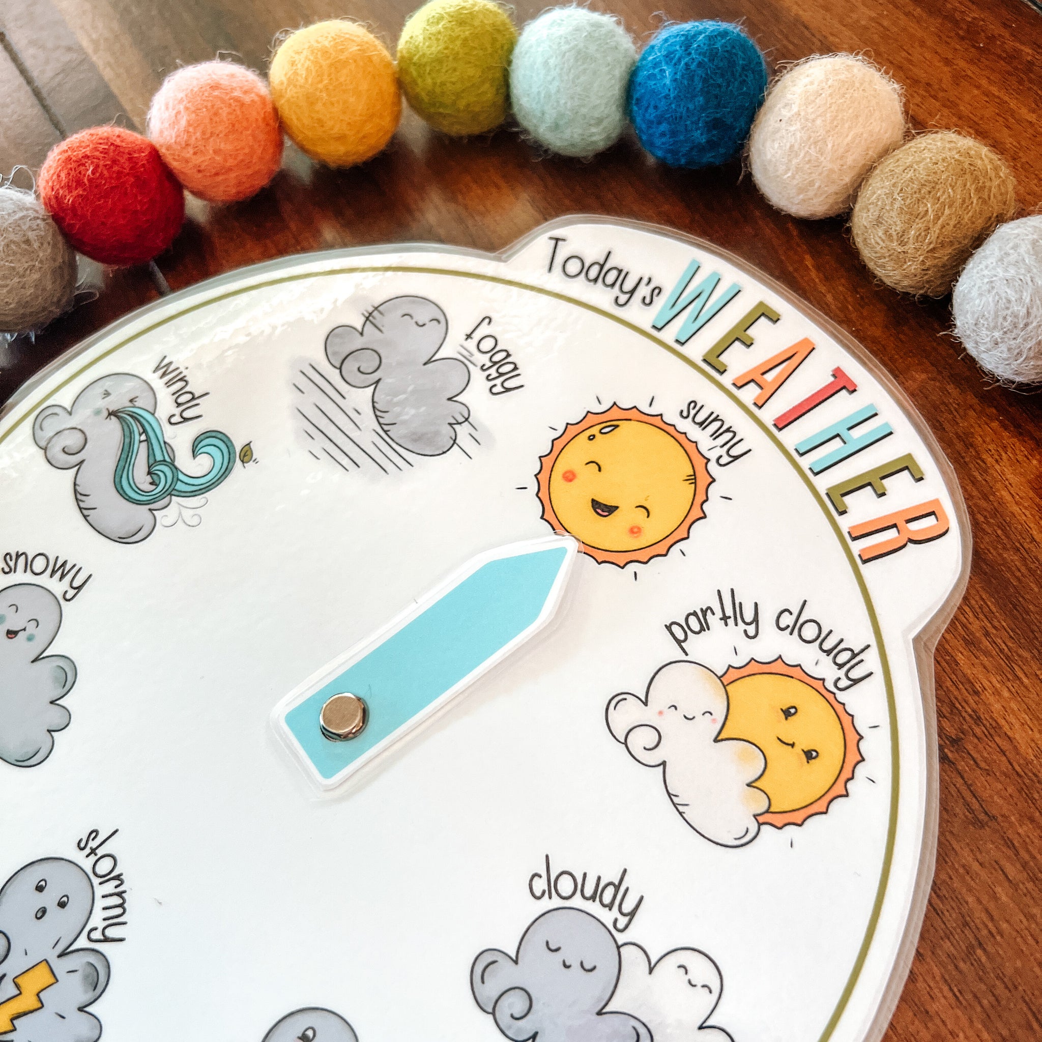 Weather Wheel Circle Time Printable – Arrows And Applesauce