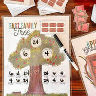 Division + Multiplication Fact Family Apple Activities