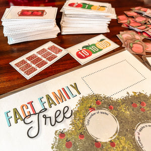 Division + Multiplication Fact Family Apple Activities