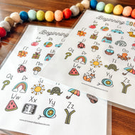 FREE Simple Alphabet Chart