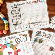 Life Skills For Kids Printable Set