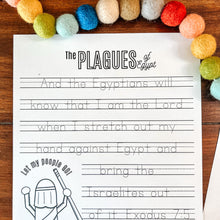 Load image into Gallery viewer, Plagues Of Egypt Printable Bible Activity
