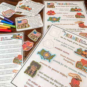 Preamble To The Constitution Printable Activity Pack