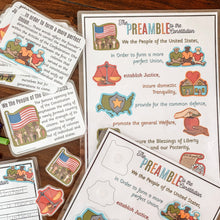 Load image into Gallery viewer, Preamble To The Constitution Printable Activity Pack
