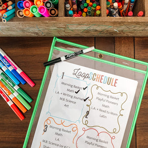 EDITABLE Loop Schedule- Daily Format – Arrows And Applesauce