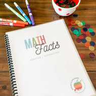 Addition + Subtraction Math Facts Printable Workbook