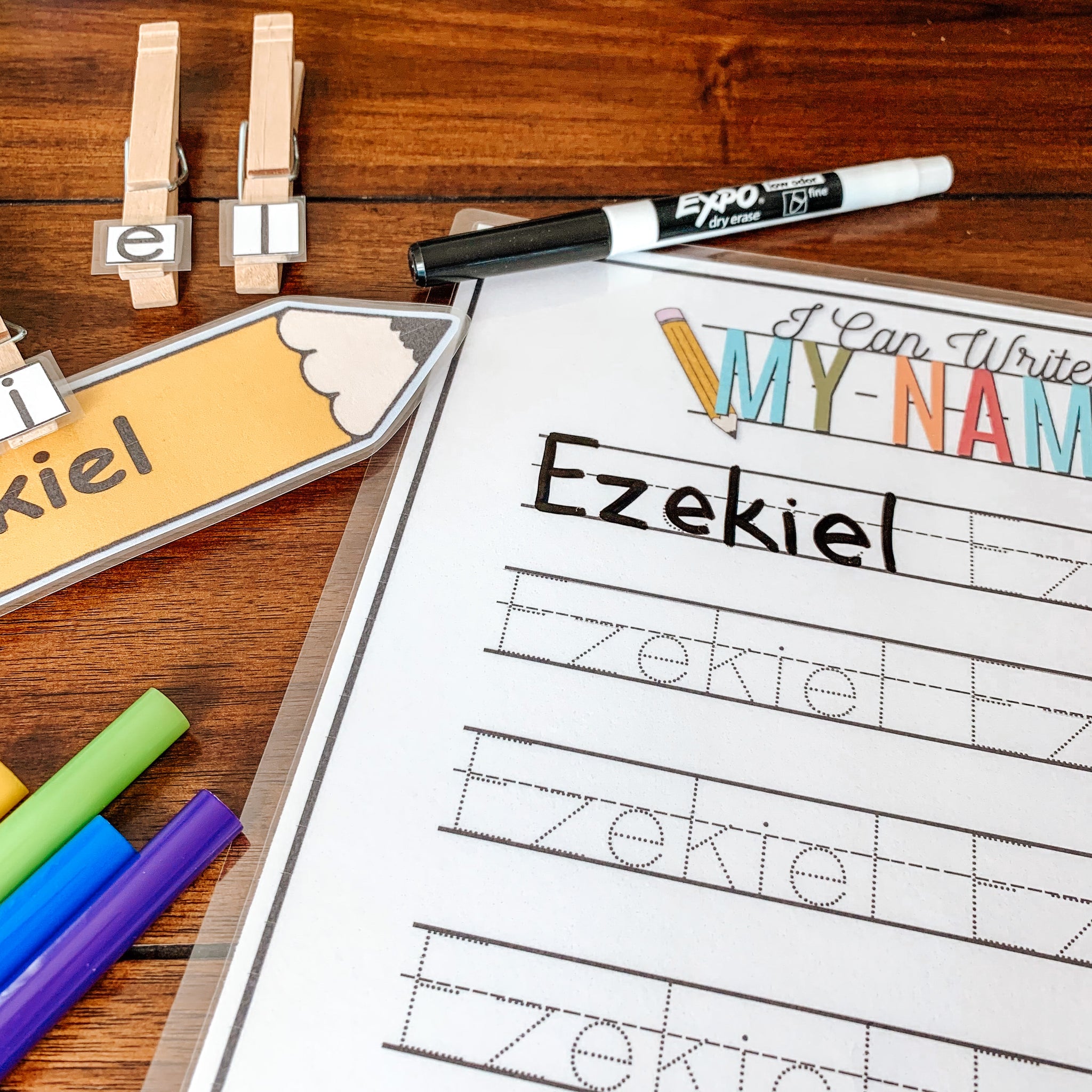 EDITABLE Name Activity Set – Arrows And Applesauce