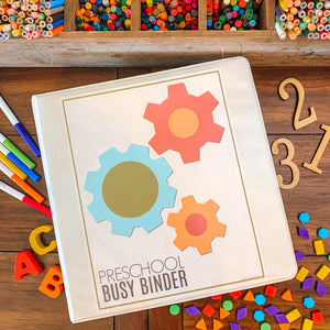 Preschool Busy Binder Printable Starter Kit - Arrows And Applesauce