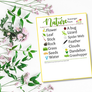 FREE Nature Scavenger Hunt