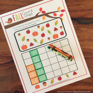 Fall Preschool Activity Printable BUNDLE - Arrows And Applesauce